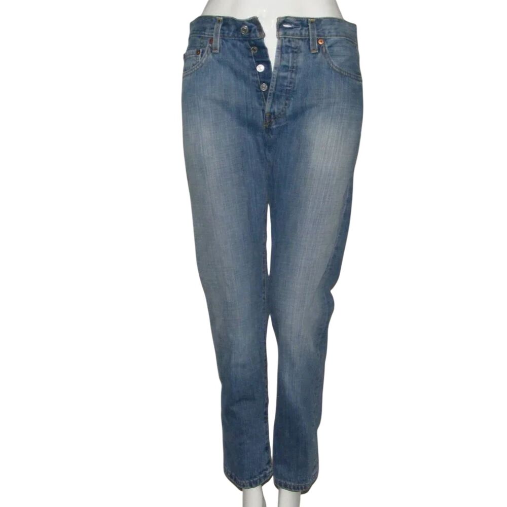LEVI'S 501 Jeans, 28/29, VINTAGE, 2003, Button Fly, 5 pockets, Blue